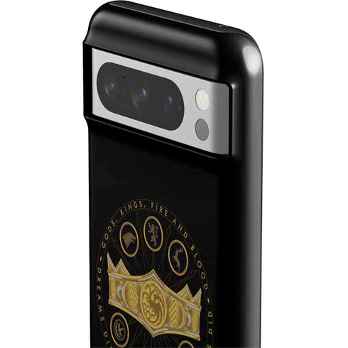 HBO House of the Dragon Crown and Sigils Google Pixel 8 Pro Impact Case